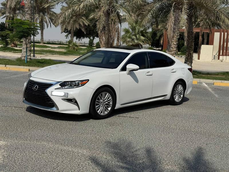 Lexus ES 350 2017 white 1