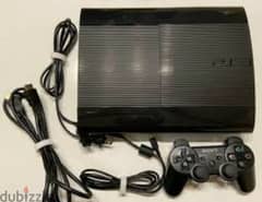 PS3 Super Slim with 1 wireless controller for Sale Urgent 0