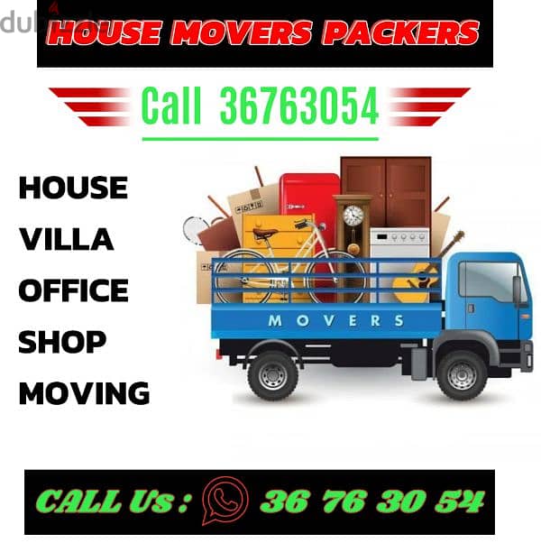 Bahrain mover packer flat villa office store shop apartment shifting 0