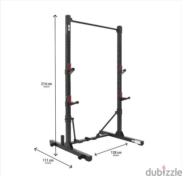 Folded Squat, Bench & Pull-Up Weight Training Rack 1