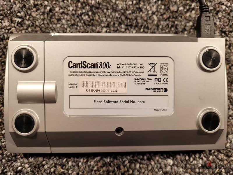 طابعة بطاقات الأعمال CardScan 800c Business Card Scanning 3