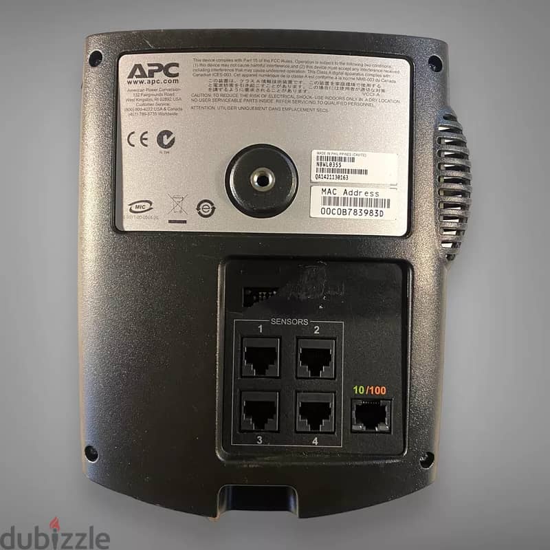 APC NetBotz Room Monitor 355 Security Camera NBWL0355 NBWL0355A with W 3