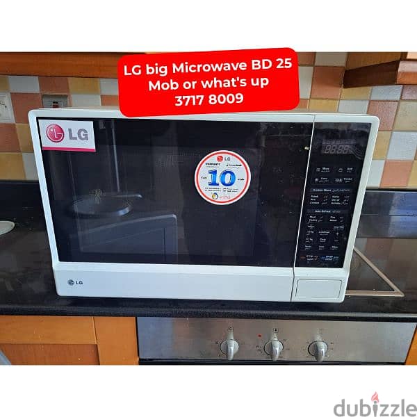 LG fridge and other household items for sale with delivery 18