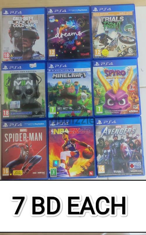 Ps4 Games Excellent Condition PS5 Compatible 2