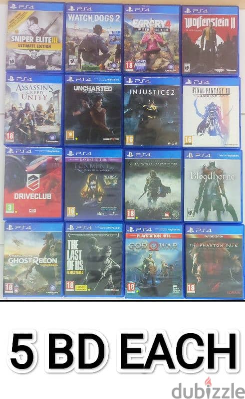 Ps4 Games Excellent Condition PS5 Compatible 4