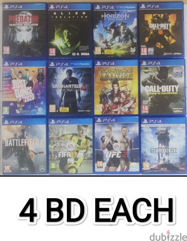 Ps4 Games Excellent Condition PS5 Compatible 5