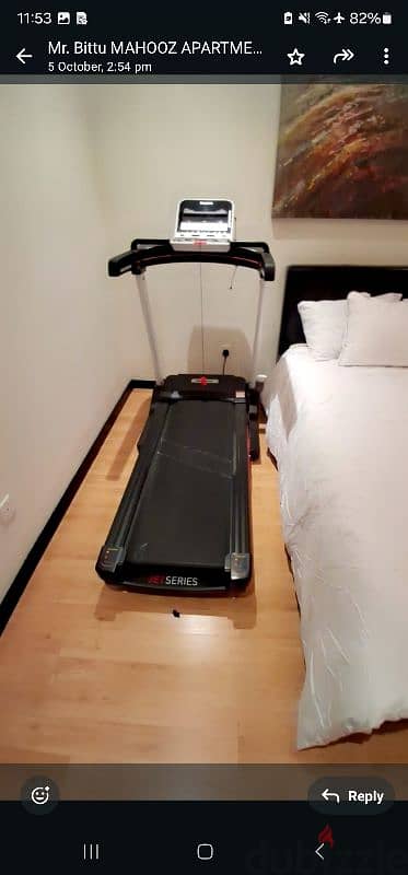 Rebook Jet 100 Folding Treadmill 1