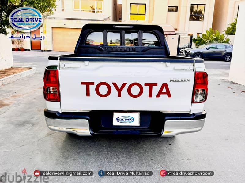 TOYOTA HILUX DOUBLE CABIN -2020 Engine-2.0L WHITE  62000KM 3