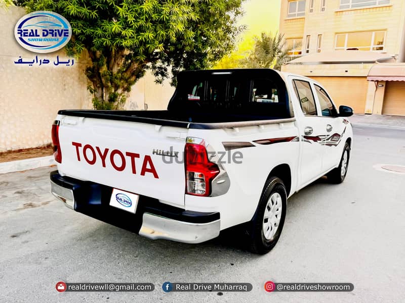 TOYOTA HILUX DOUBLE CABIN -2020 Engine-2.0L WHITE  62000KM 4