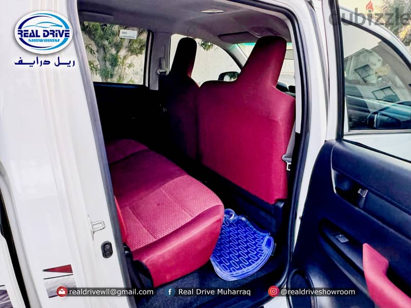 TOYOTA HILUX DOUBLE CABIN -2020 Engine-2.0L WHITE  62000KM 7