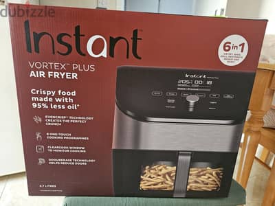 Air fryer Instant Vortex Plus ClearCook, 5.7L