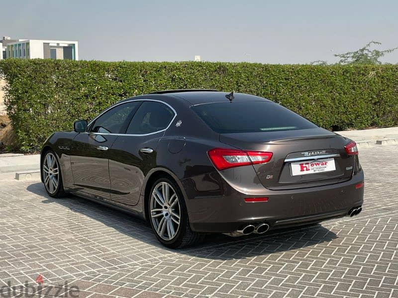 2015 model Maserati Ghibli 4