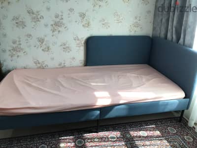 Single bed with mattress 30bd