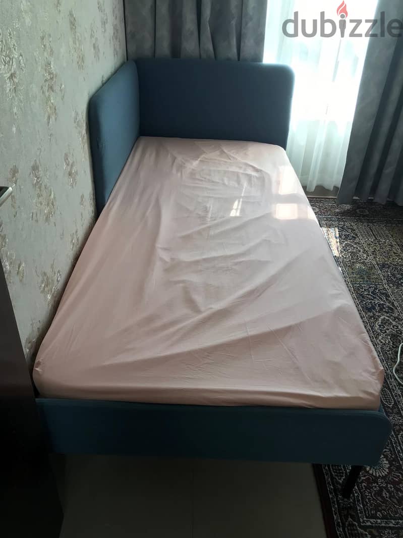 Single bed with mattress 30bd 1