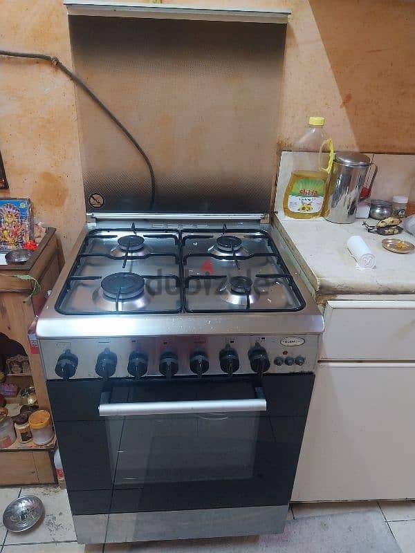 Glem gas Cooking range with 4 burners 0