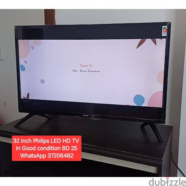 43 inch smart tv and other items for sale with Delivery 3