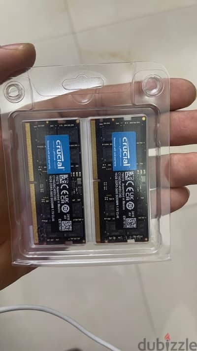 32GB, DDR5-5600, Crucial Notebook Ram Sticks