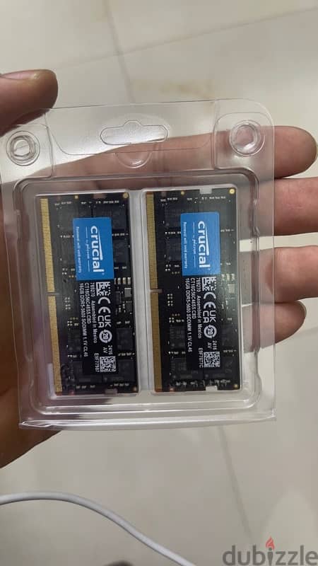 32GB, DDR5-5600, Crucial Notebook Ram Sticks 0