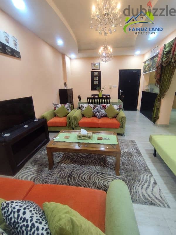 Furnished flat one room & hall@ Busaiteen 230 bd includes ewa 35647813 2