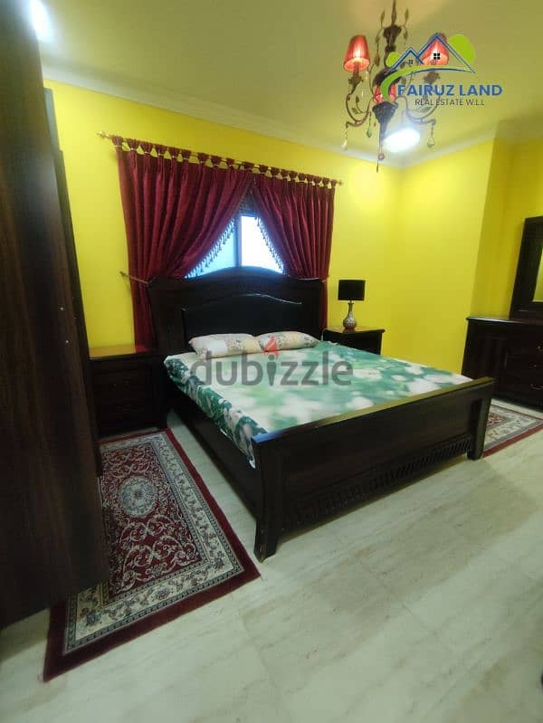 Furnished flat one room & hall@ Busaiteen 230 bd includes ewa 35647813 3