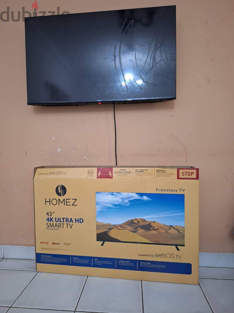 LED TV 43" 4K ULTRA HD Smart TV for sale with delivery in 59BHD 1