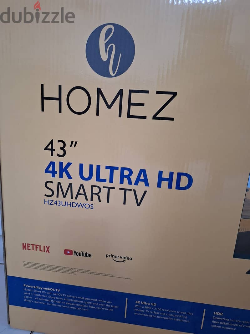 LED TV 43" 4K ULTRA HD Smart TV for sale with delivery in 59BHD 2