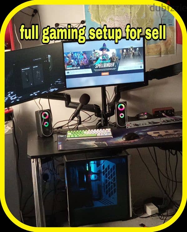 full gaming setup pc 0