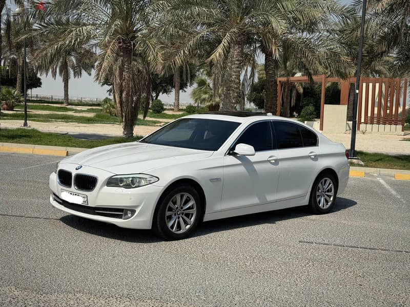 BMW 520 2013 white 1