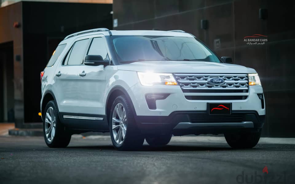 Ford Explorer 2019 XLT Excellent Condition White 0