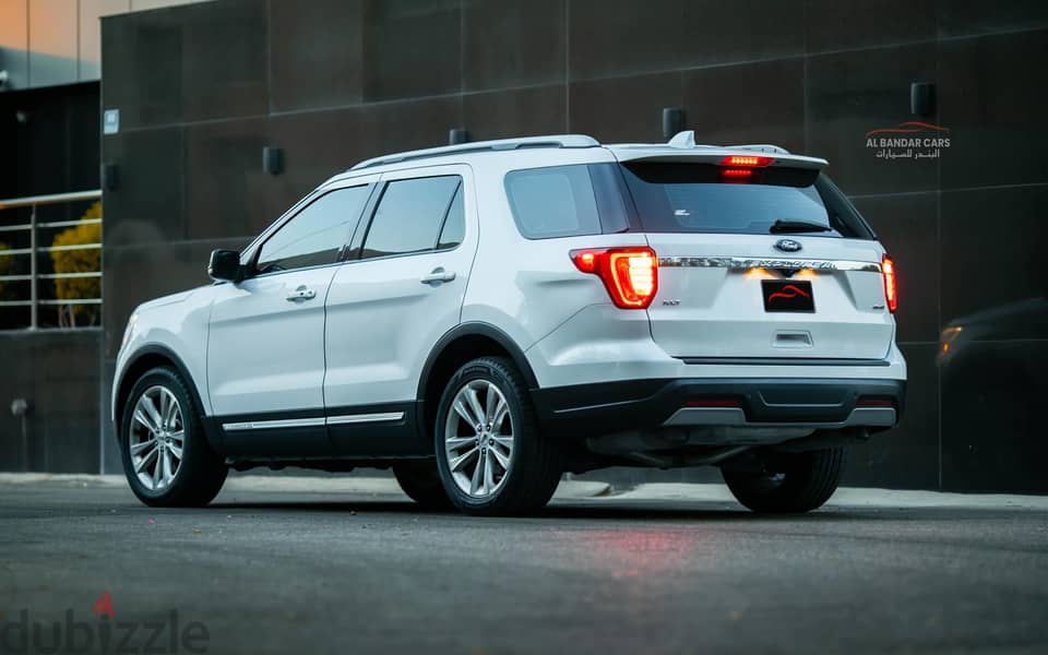 Ford Explorer 2019 XLT Excellent Condition White 7