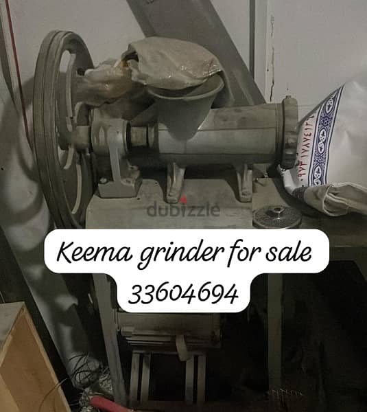 Gas cylinder , Keema grinder for sale 1