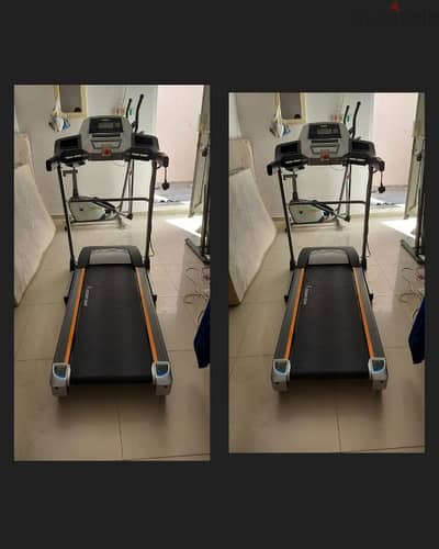 treadmill techno gear 100kg with inclimd 75bd