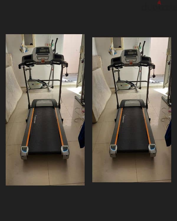 treadmill techno gear 100kg with inclimd 75bd 0