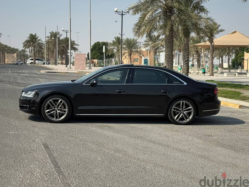 Audi A8L 2015 black 2