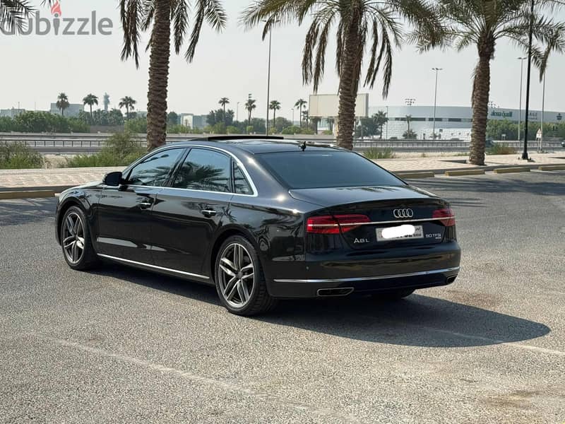 Audi A8L 2015 black 6