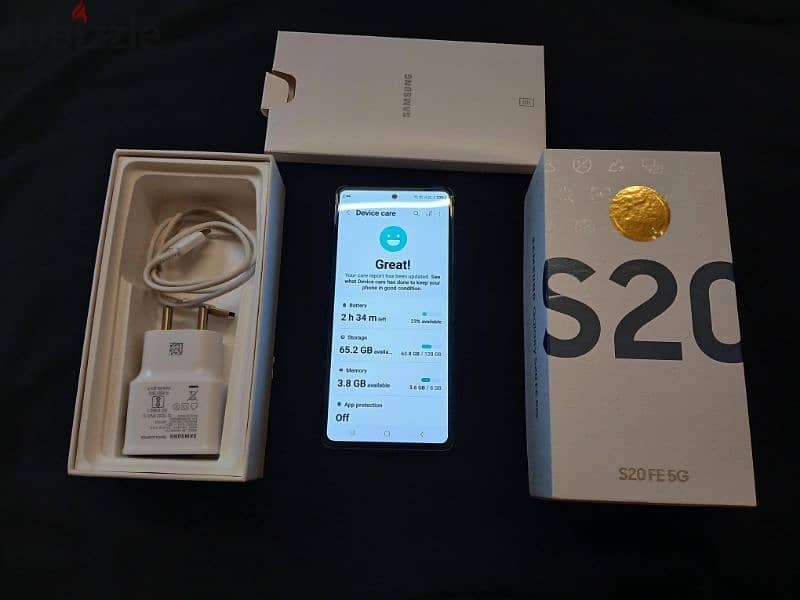 Samsung S20 FE 5G 8 GB RAM 128GB STORAGE  With Box 1