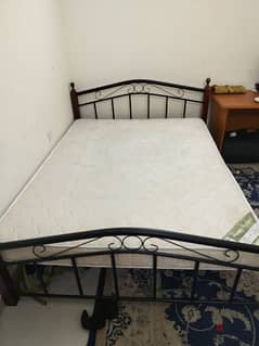 queen size bed for sale 35bd with mattress 0