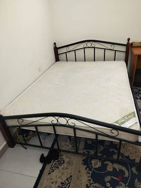 queen size bed for sale 35bd with mattress 1