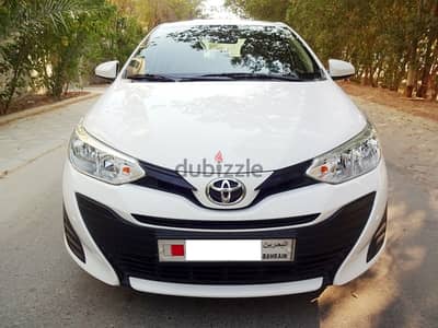 Toyota Yaris 1.5 L 2019 White Zero Accident Single User Well Maintaine