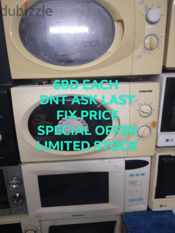 LIMITED STOCK MICROWAVE AVAILABLE 1