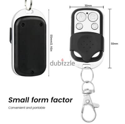 Metal Push Button Remote Control Transmitter ABCD / Lock Unlock 4Butto