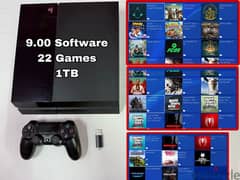 PS4 1TB 9.00 22 Games Hacked Fully Working 0