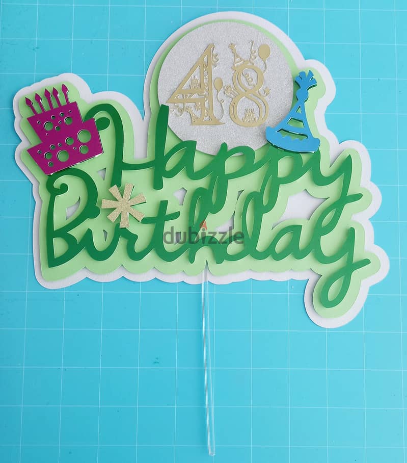 CUSTOMIZED CAKE TOPPERS, GREETING CARDS, DECORATIONS FOR ALL OCASSION 5