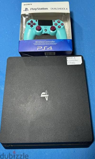 1 TB PS4 Black Slim With 1 Free Game