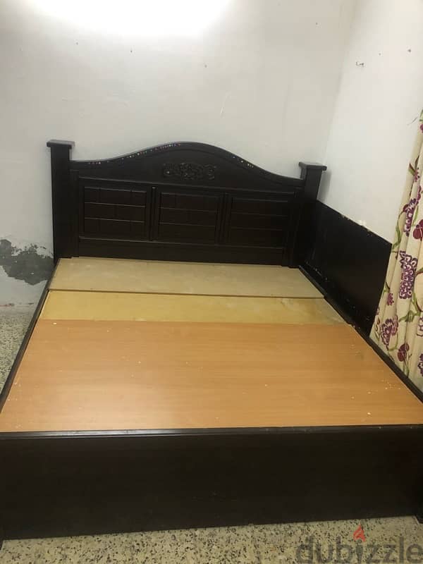 Six door cupboard And King  size bed 0