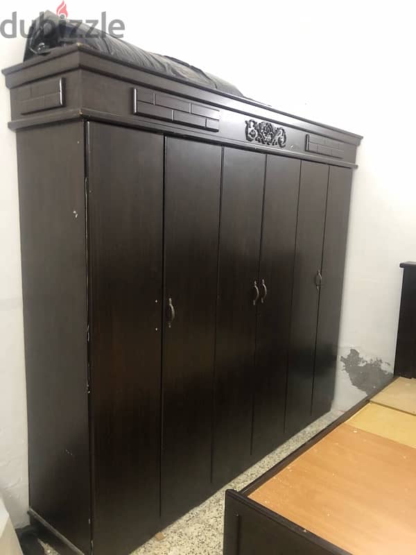 Six door cupboard And King  size bed 1