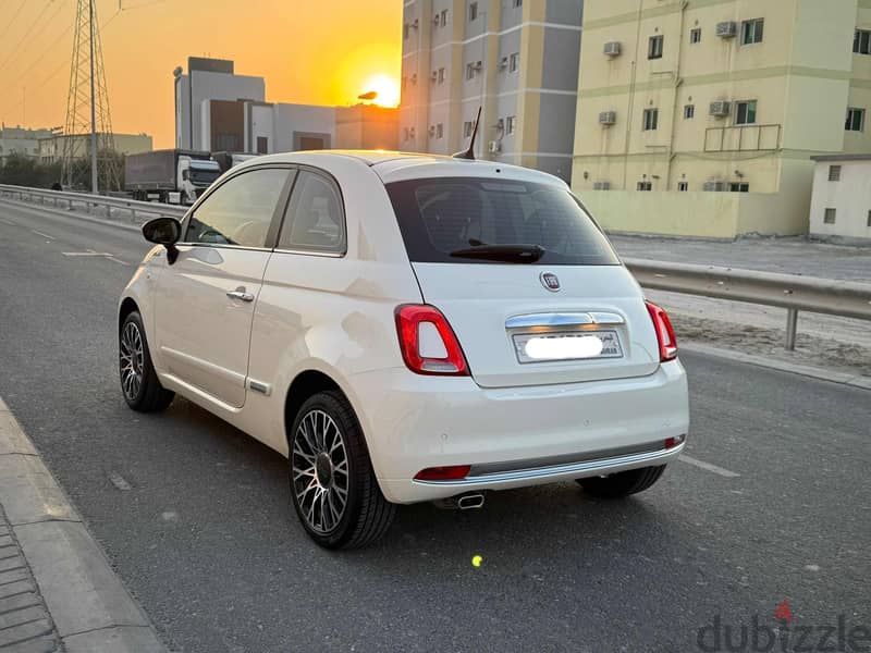 Fiat 500 2022 white 4