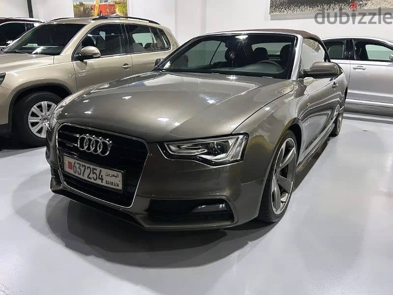 Audi A5 2013 Soft top Convertible  Quattro S-Line V6 3.0L TC 1