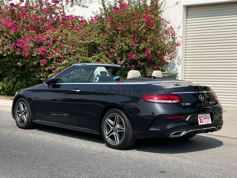 2019 model convertable Mercedes C 300 3