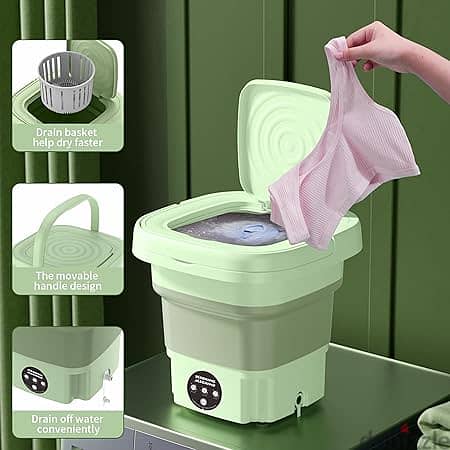 Washing Machine Folding 8L for Travelling 0